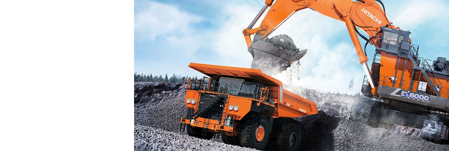 Hitachi Mining Excavator and Haul Truck